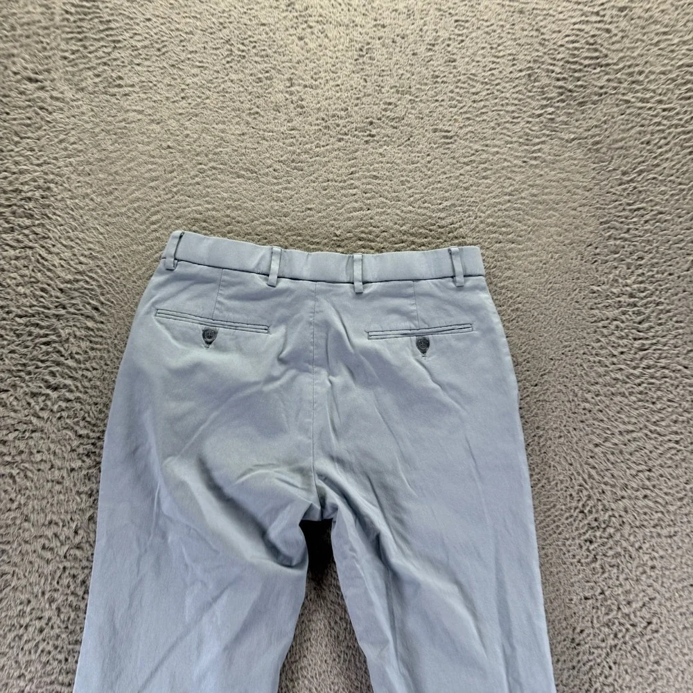 Tommy Hilfiger Pant Mens 32x29 Blue Rayon Chino Straight Business Career Stretch